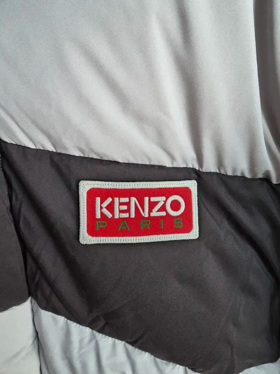 KENZO ケンゾー ストライプ ダック ダウン ジャケット L ほぼ