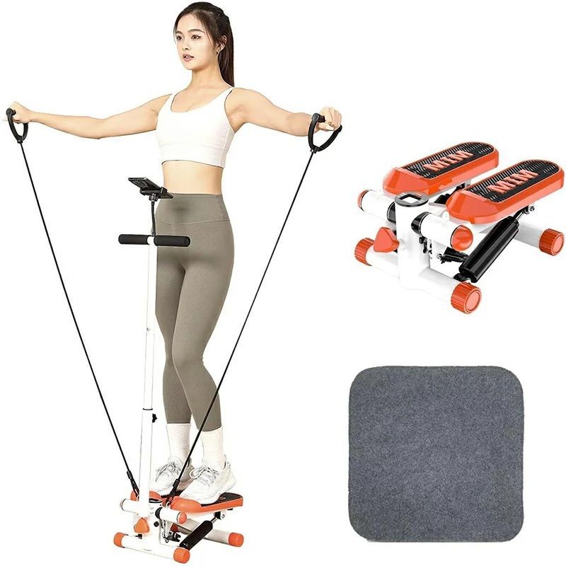 AORTD ステッパー ダイエット ハンドル付き 器具 静音 体幹 筋トレ 