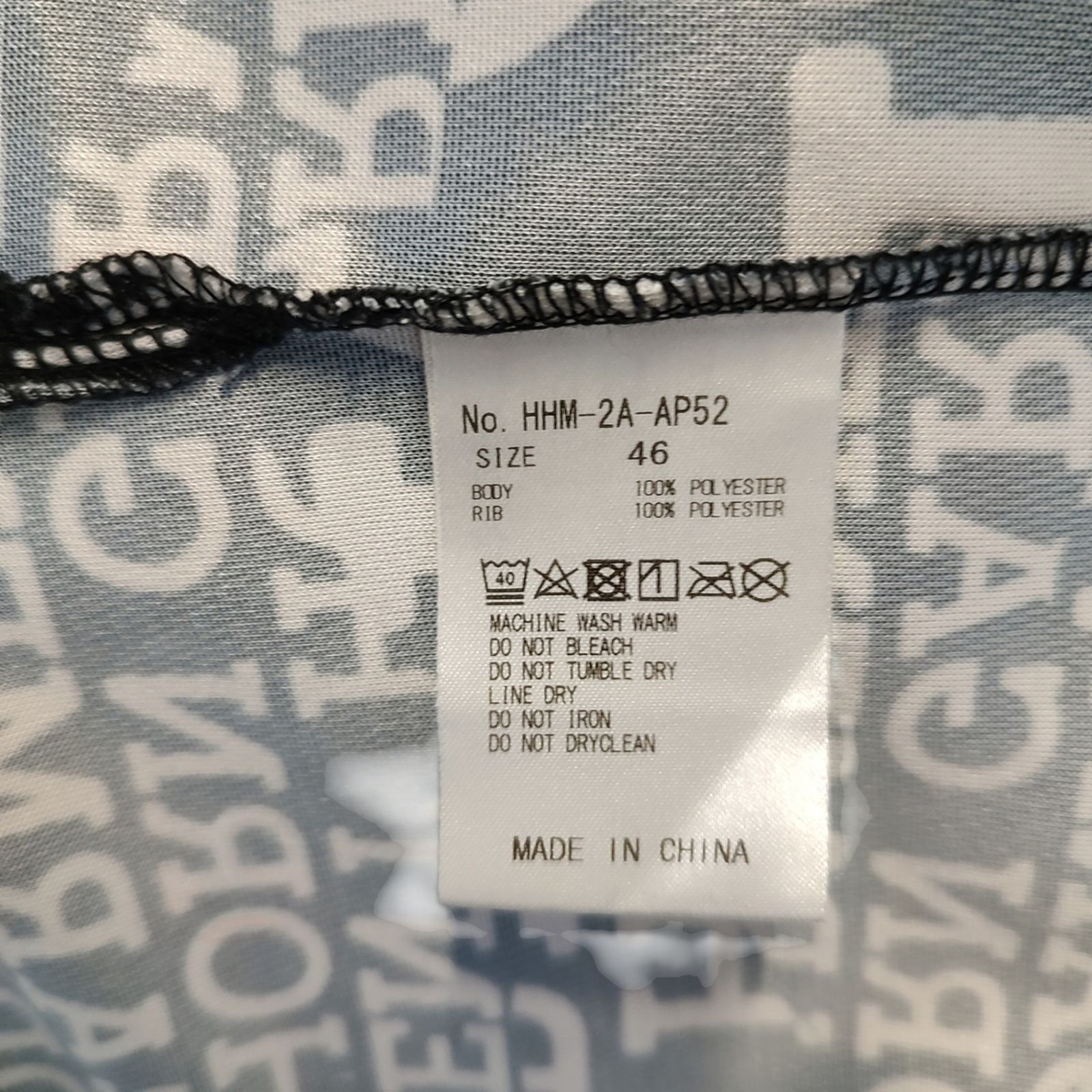 HORN GARMENT ホーンガーメント ゴルフ 総柄 半袖 ポロシャツ HHM-2A