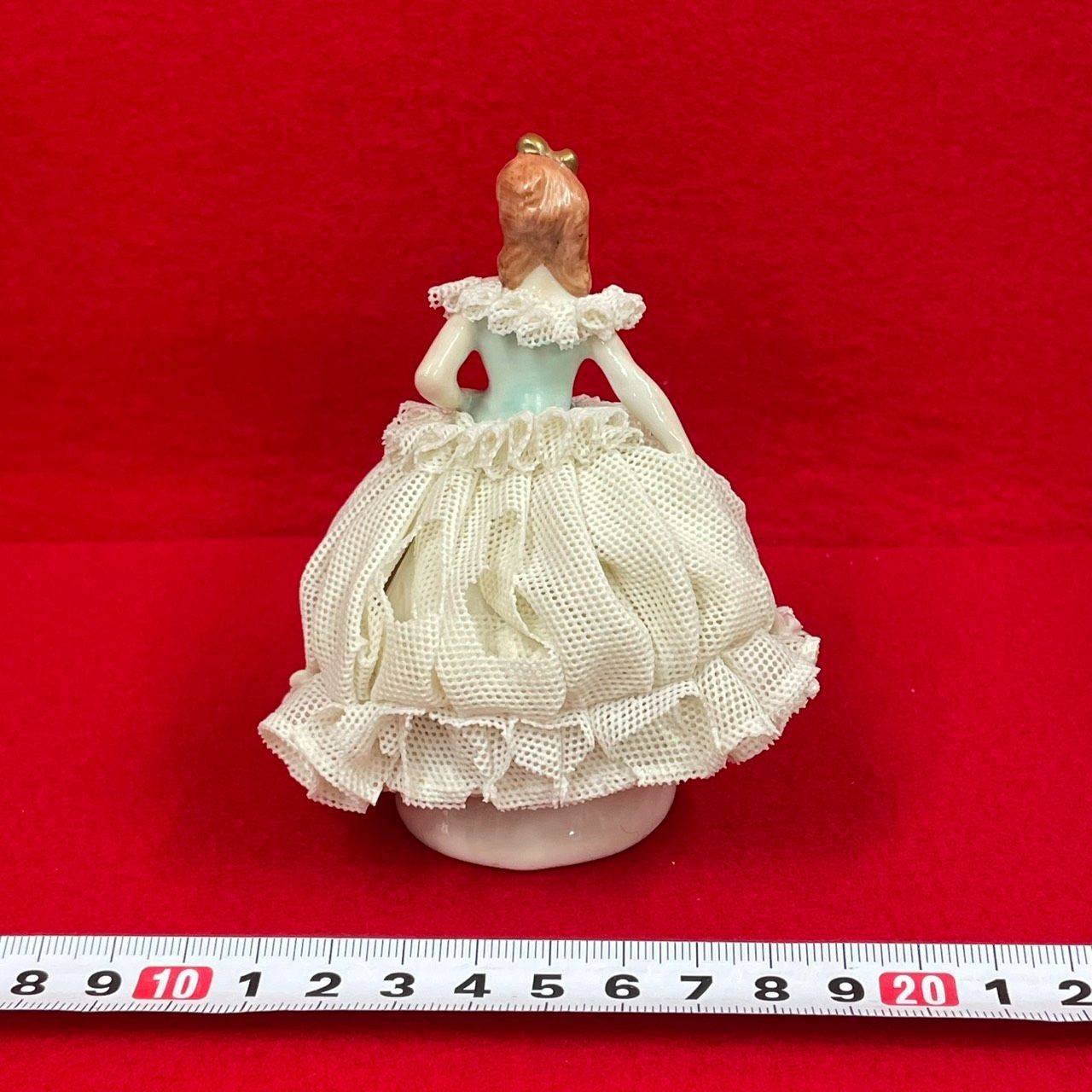 アイリッシュドレスデン レースドール Diane 陶器人形 ホワイト