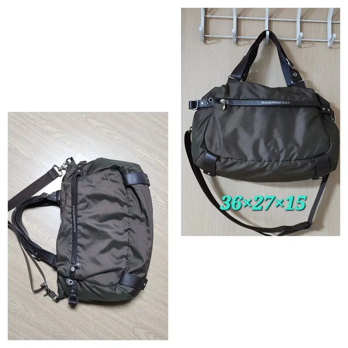 マンダリナダックバッグ ツーウェイバッグ クロスバッグ マンダリナダック