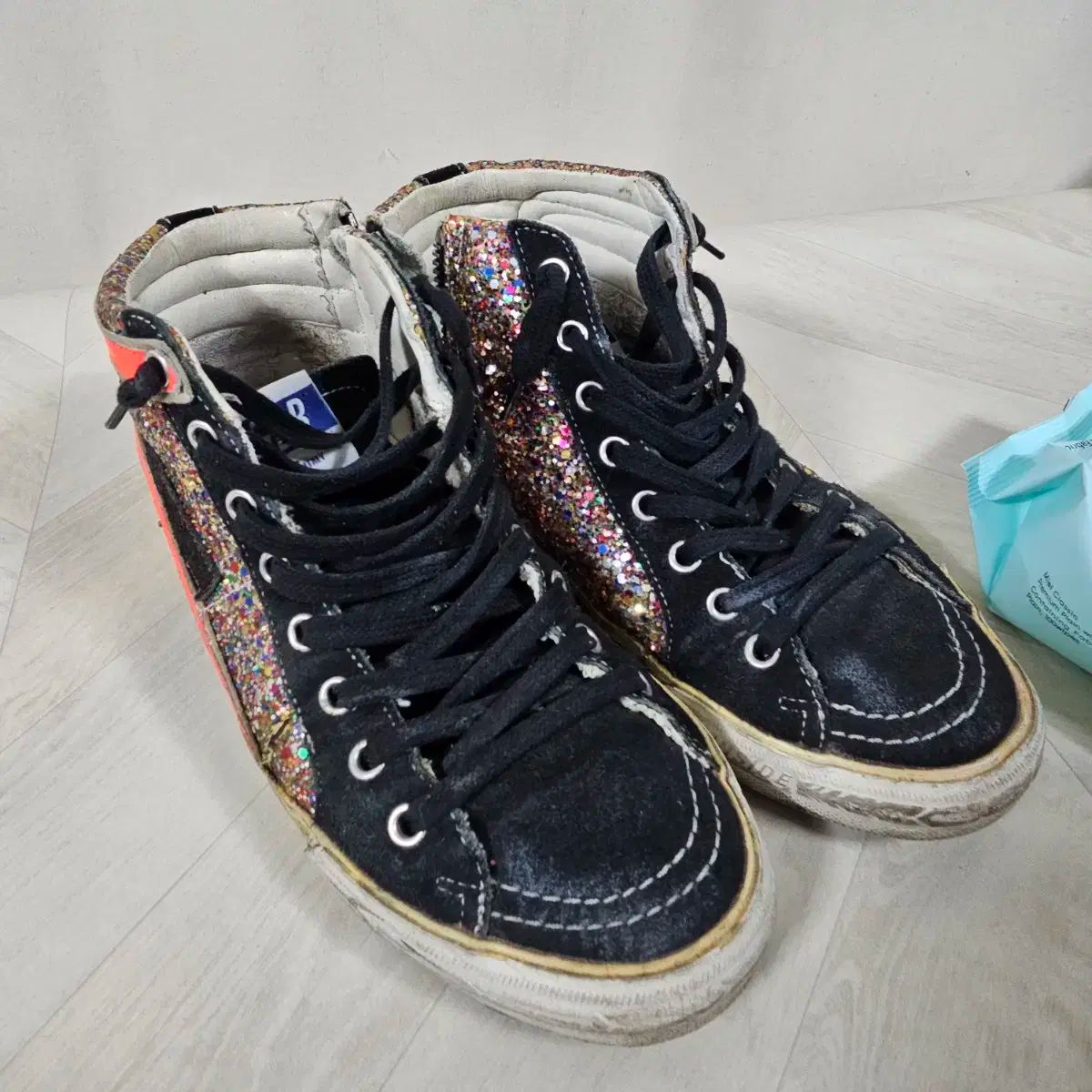 230 mm GOLDEN GOOSE ゴールデングース ラメ 特異な靴