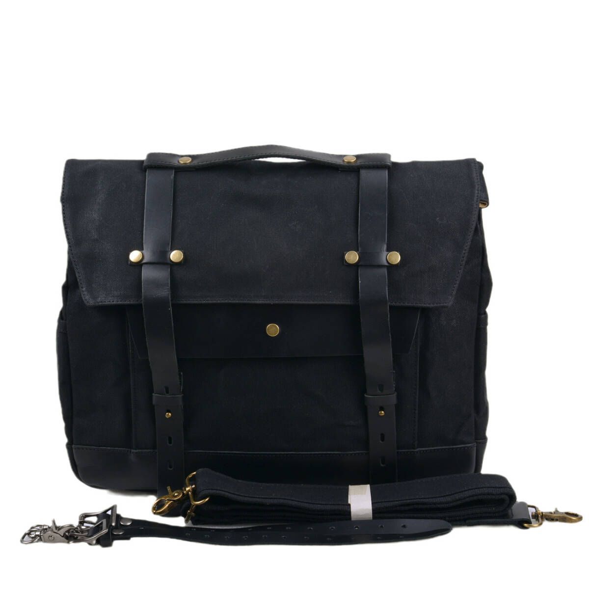 キャンバス小型ヘルメットバッグ 防雨