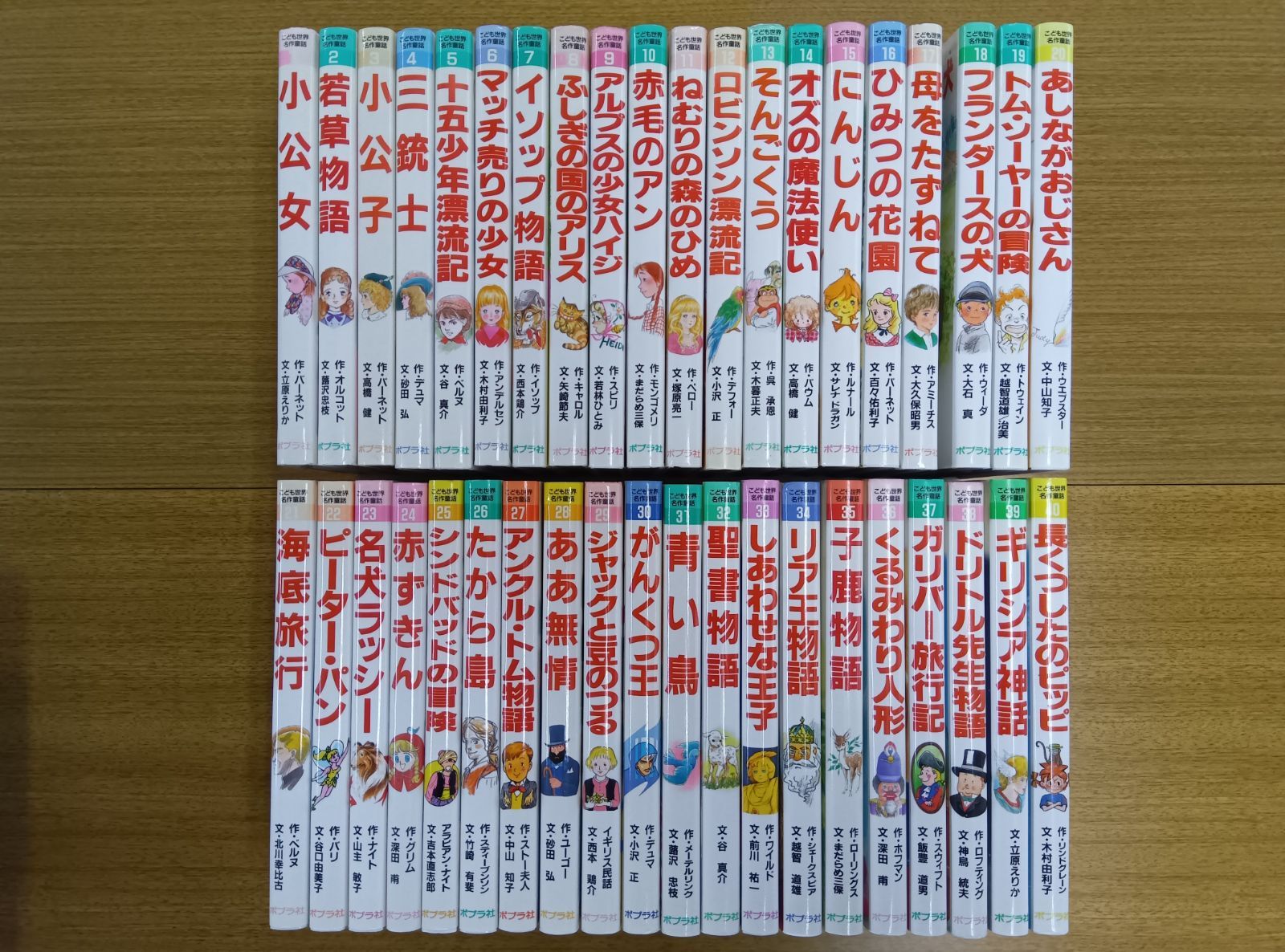 ポプラ社 こども世界名作童話 全４０巻セット