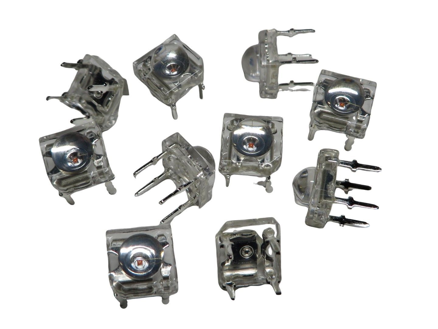 4500mcd オレンジ 500個 590nm 1chips 高輝度 SUPER FLUX 5mm LED