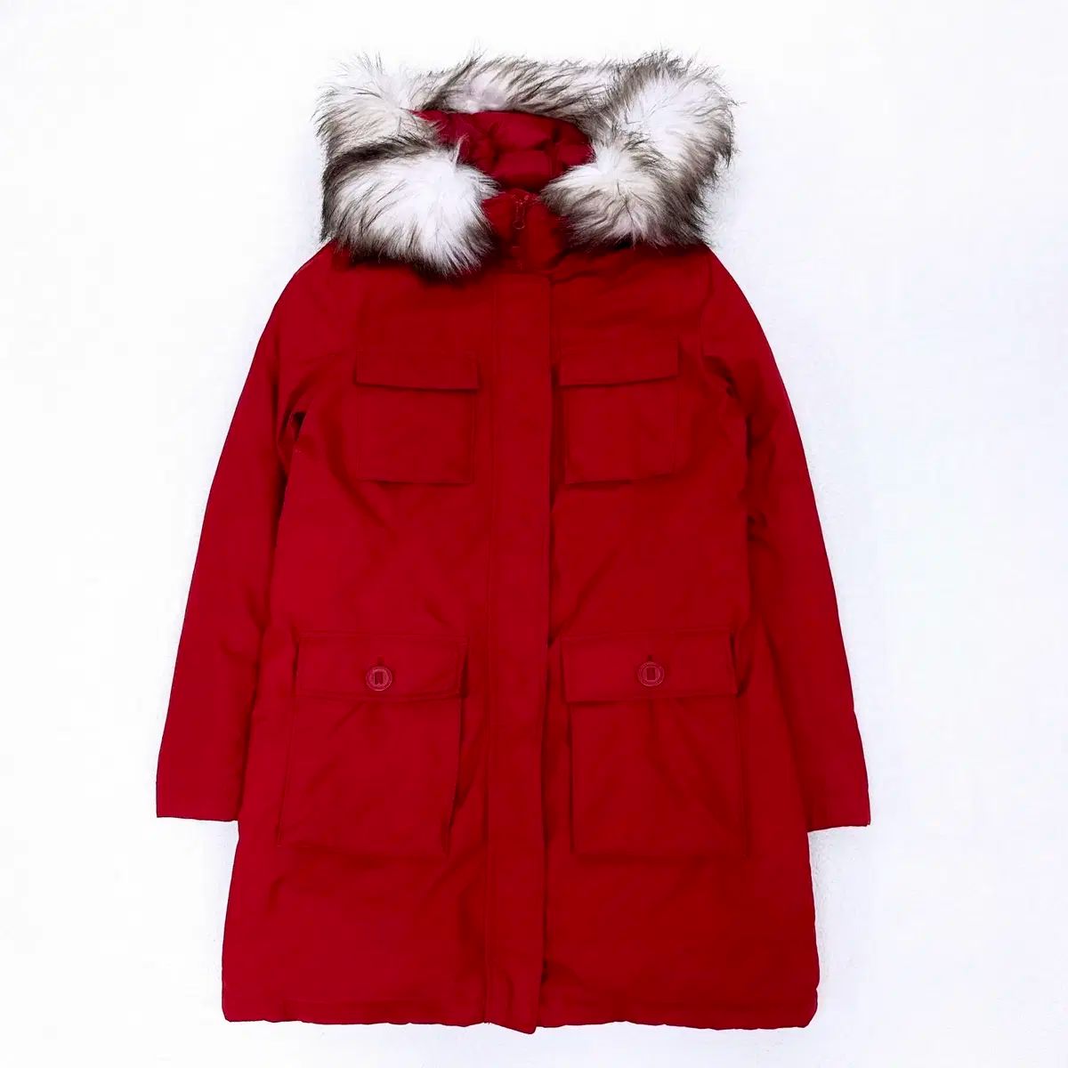 90 THE NORTH FACE ザノースフェイス VIVID VIVIDレッド グースダウン ダウン