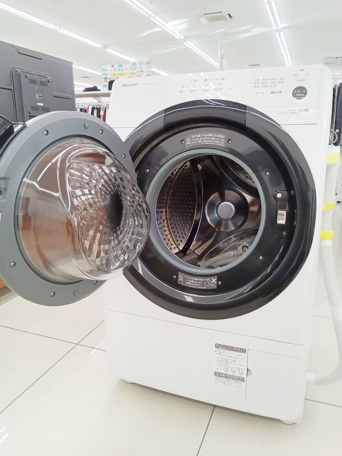 関東地域 販売 SHARP ドラム式洗濯機 ES-S 7 F-WL 7.0 kg 3.5 H 14