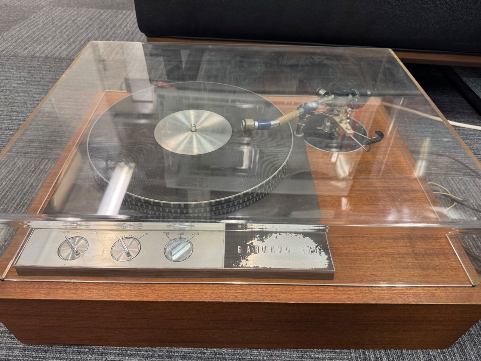 通電 のみ Garrard ガラード レコードプレーヤー モデル401