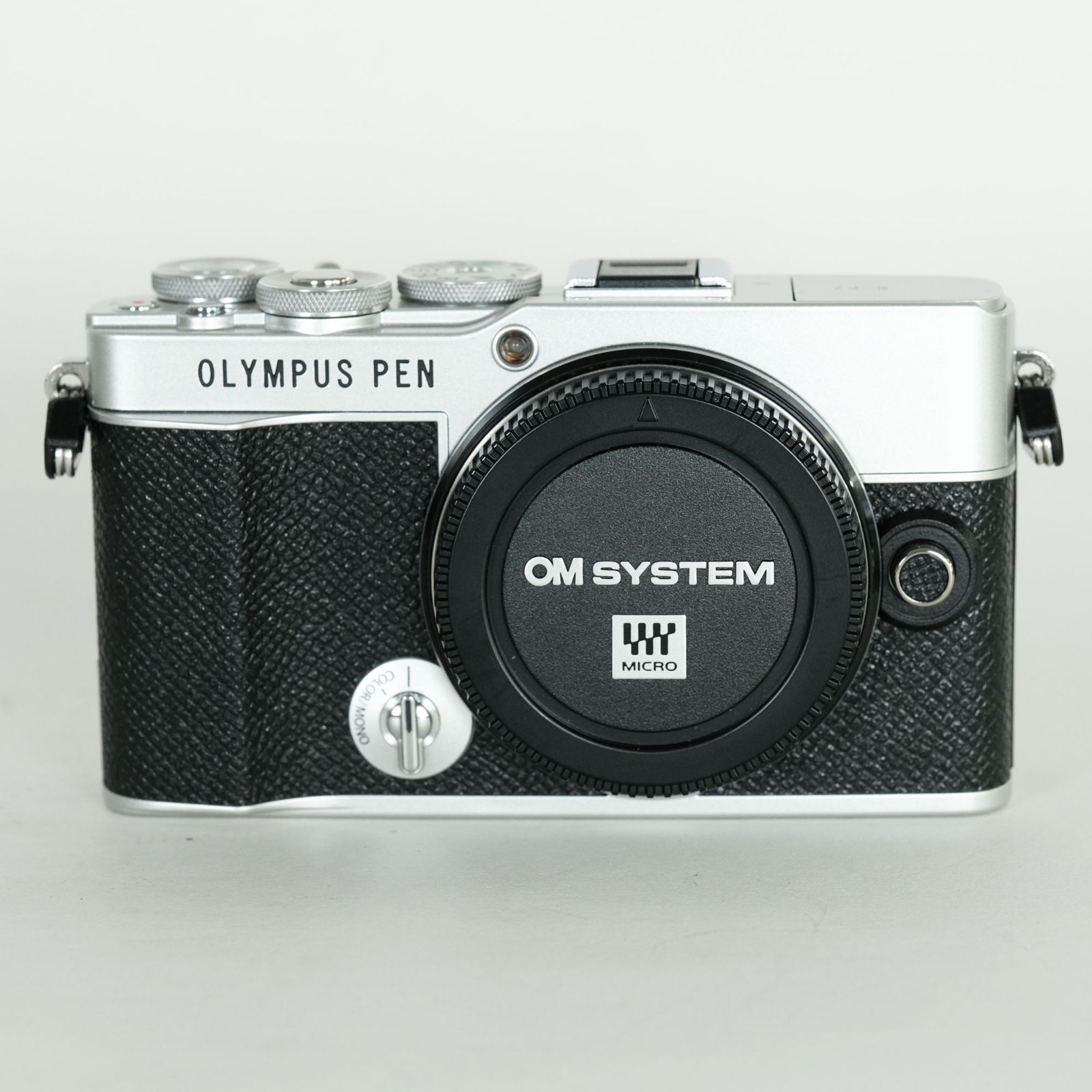 シャッター数2 803回 バッテリー OLYMPUS PEN E P 7 ボディ シルバー マイクロフォーサーズマウント