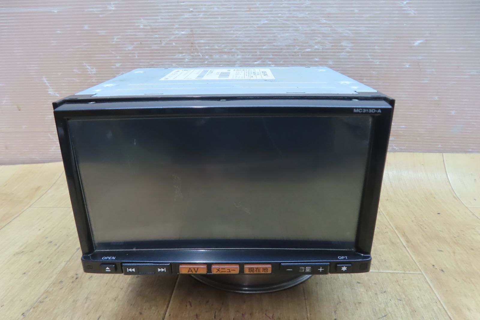 タッチパネル正常 付 F4470 日産純正 MC313D-A SDナビ 地図2015年 Bluetooth内蔵 CD DVD再生OK BRIGHTFACE_UK