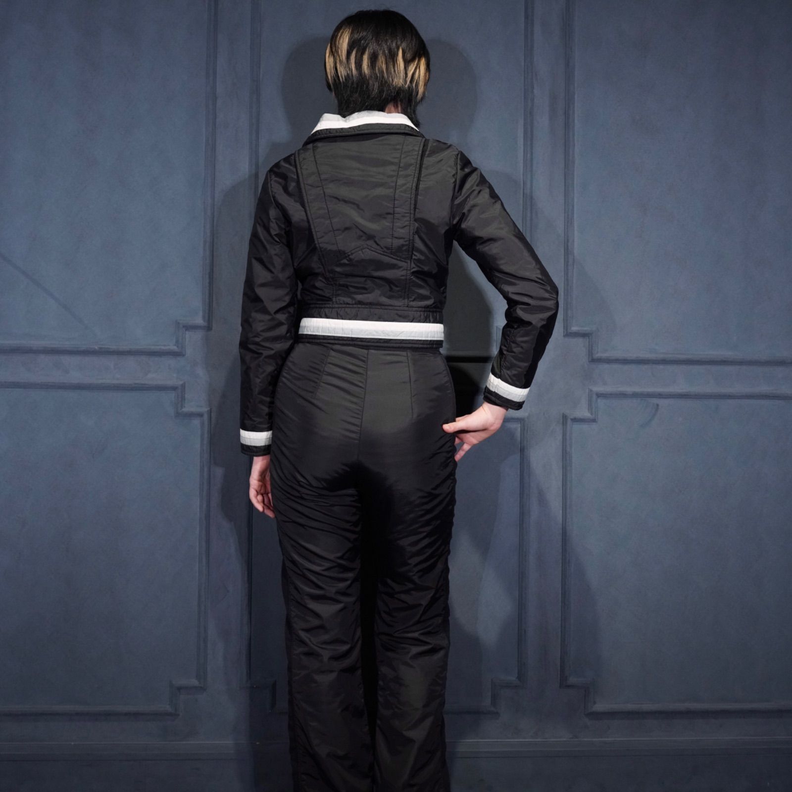 70’s USA VINTAGE Sportcaster SKI WEAR SET UP ALL IN ONE 70年代アメリカ古着スキーウェアセットアップオールインワン FORTGASGNV_COM_BR