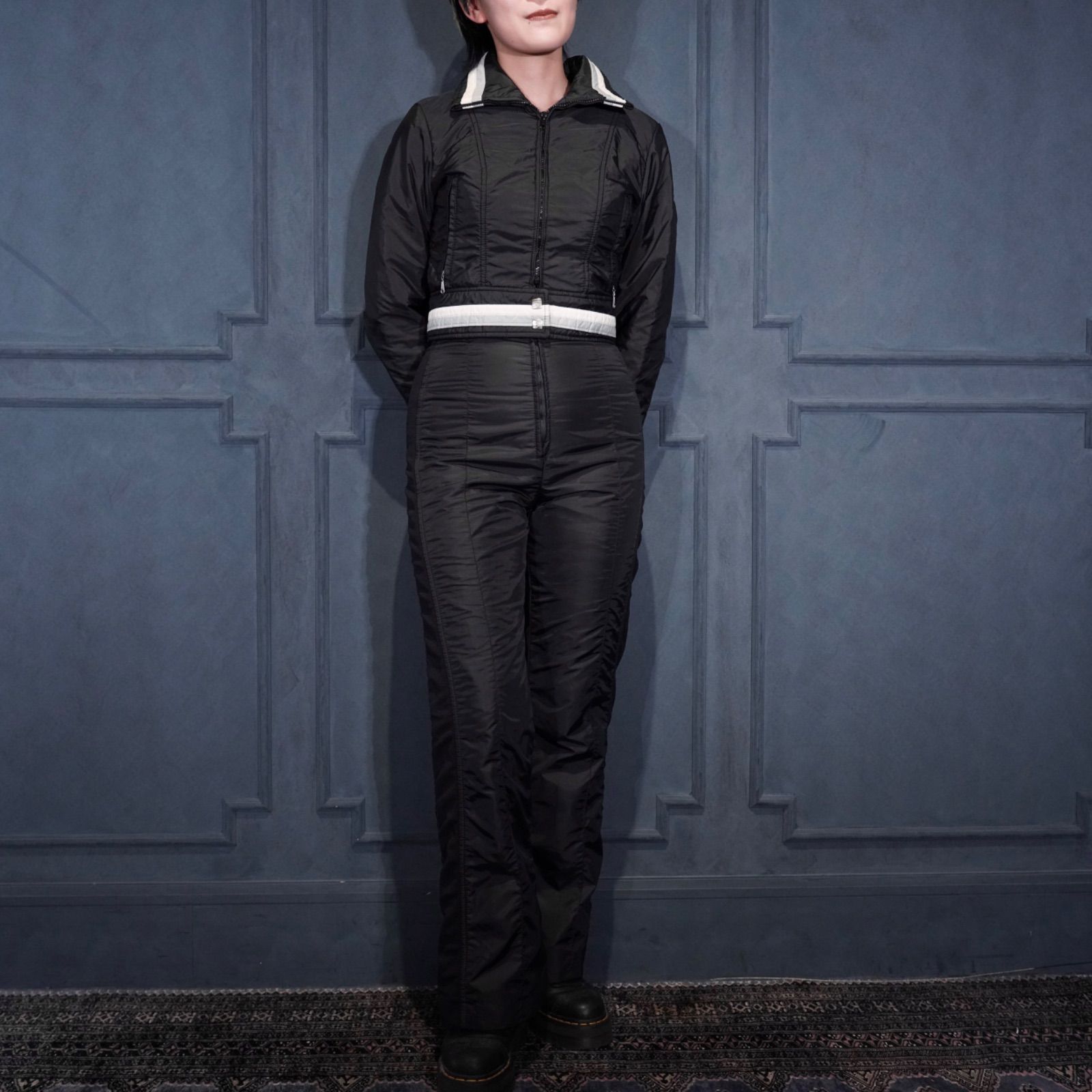 70’s USA VINTAGE Sportcaster SKI WEAR SET UP ALL IN ONE 70年代アメリカ古着スキーウェアセットアップオールインワン