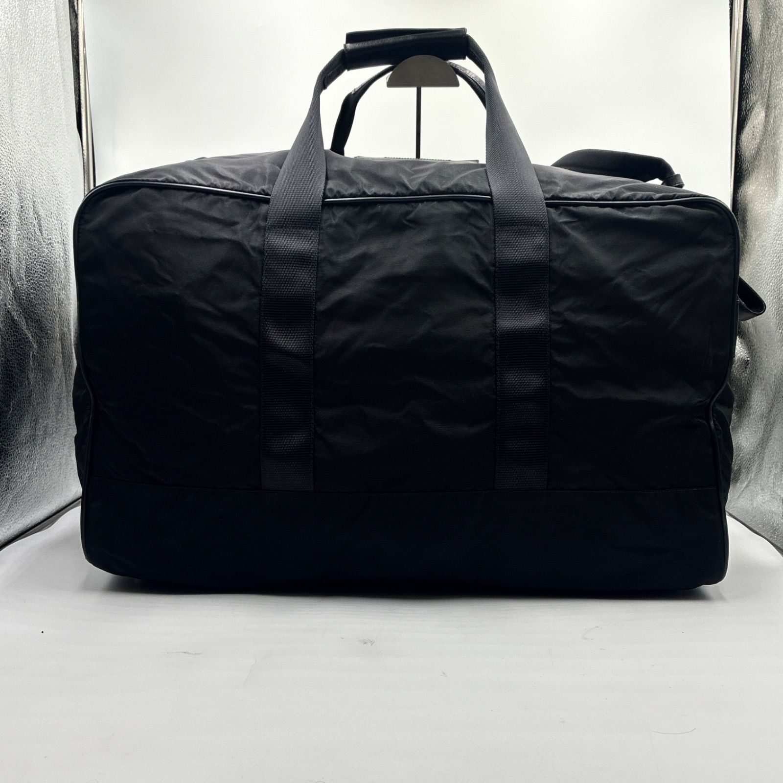 【美品✨】 プラダ ボストンバッグ サフィアーノ 2way ナイロン 三角ロゴ 極美品 PRADA プラダ ボストンバッグ サフィアーノ ショルダー