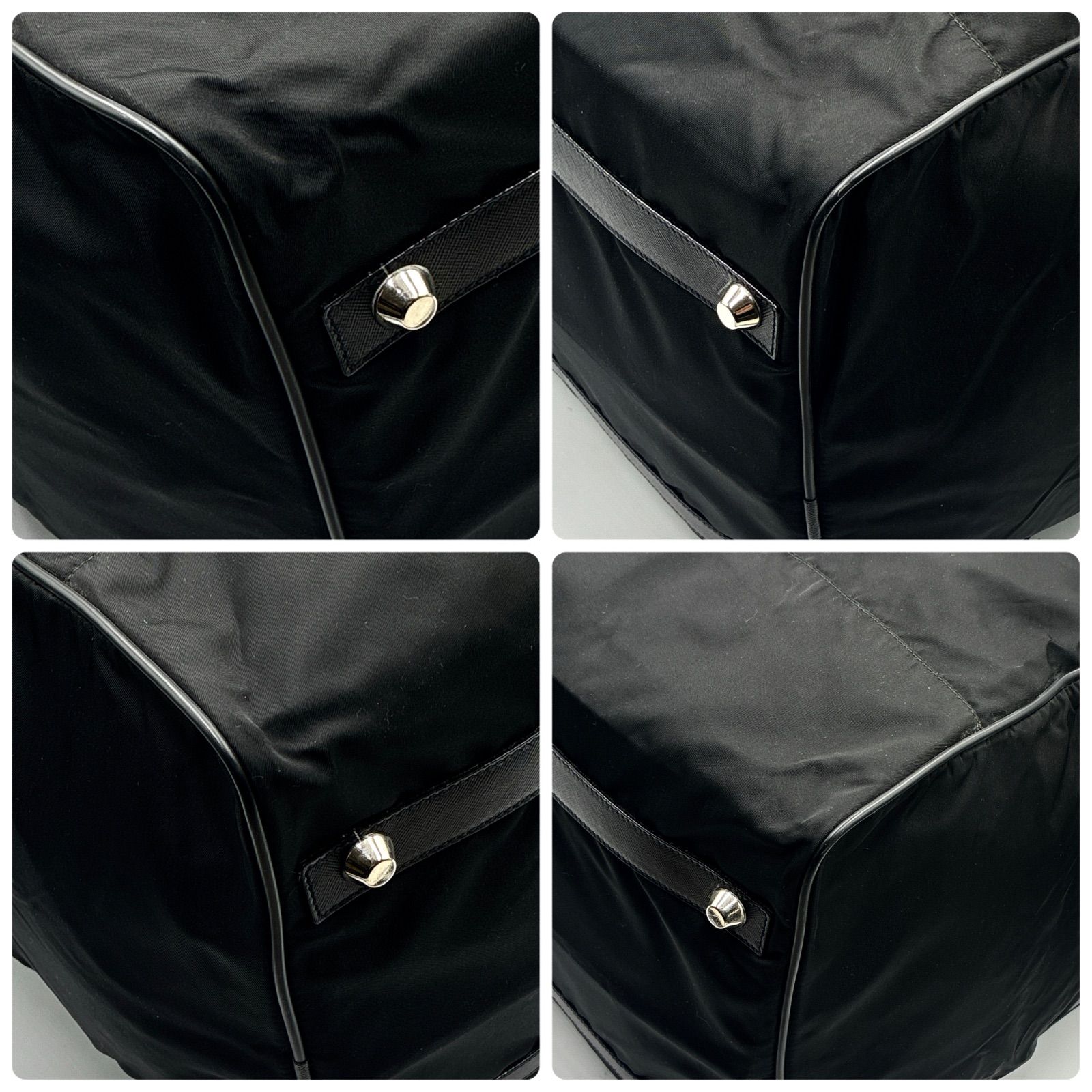 極美品 PRADA プラダ ボストンバッグ サフィアーノ ショルダー