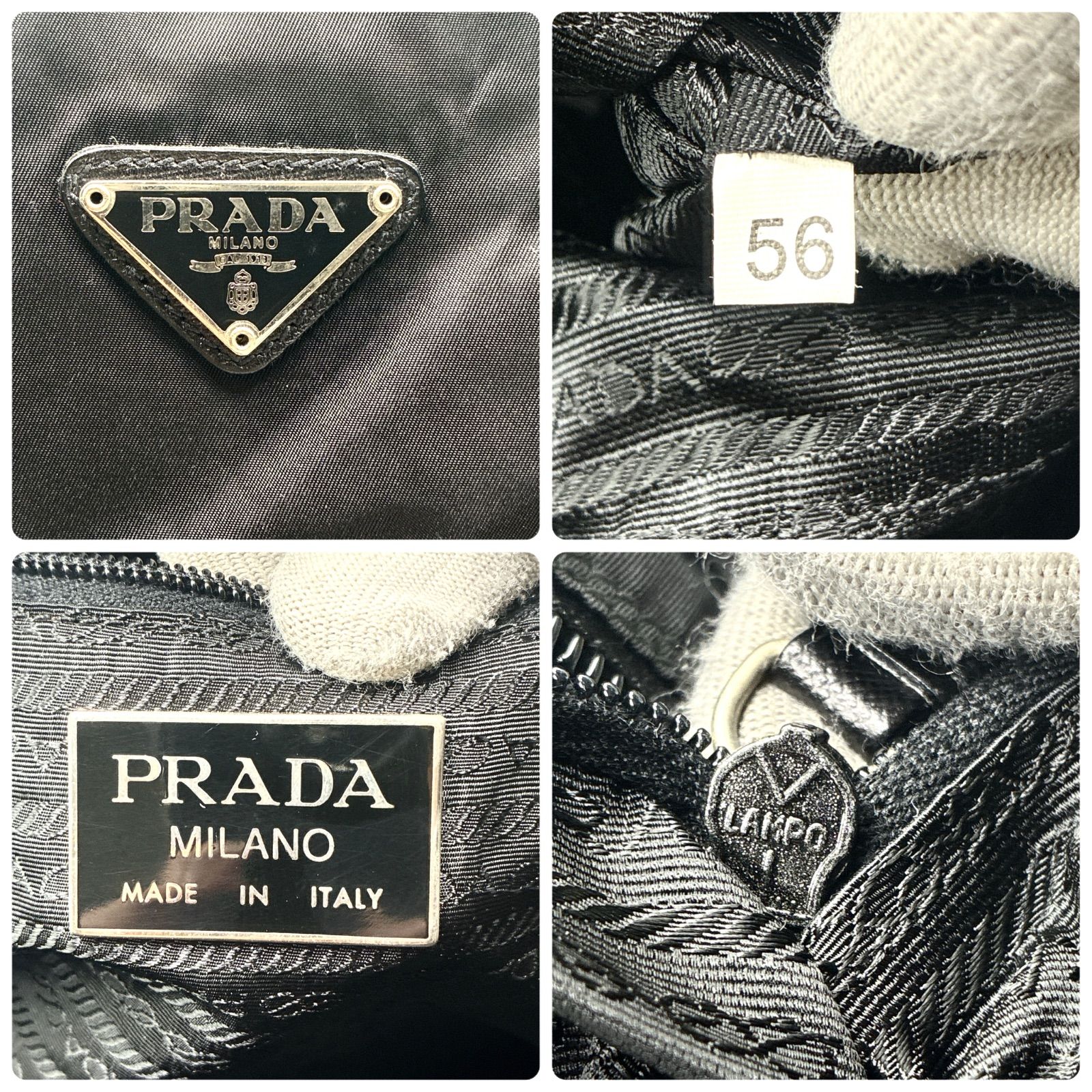 極美品 PRADA プラダ ボストンバッグ サフィアーノ ショルダー