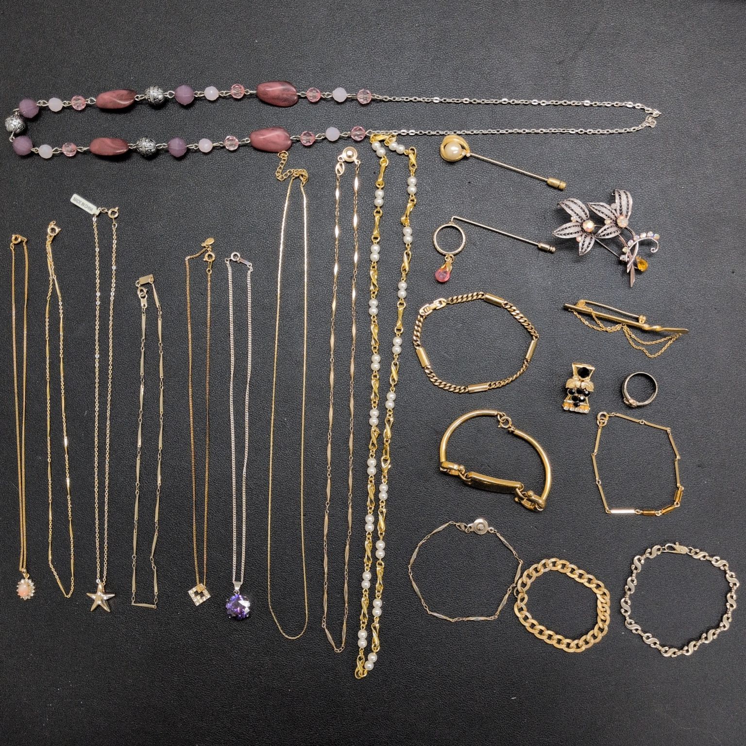 遺品整理 まとめて㉖ ジュエリー SILVER925あり K18GFあり ブランド GIVENCHY ネックレス ブレスレット ブローチ リング