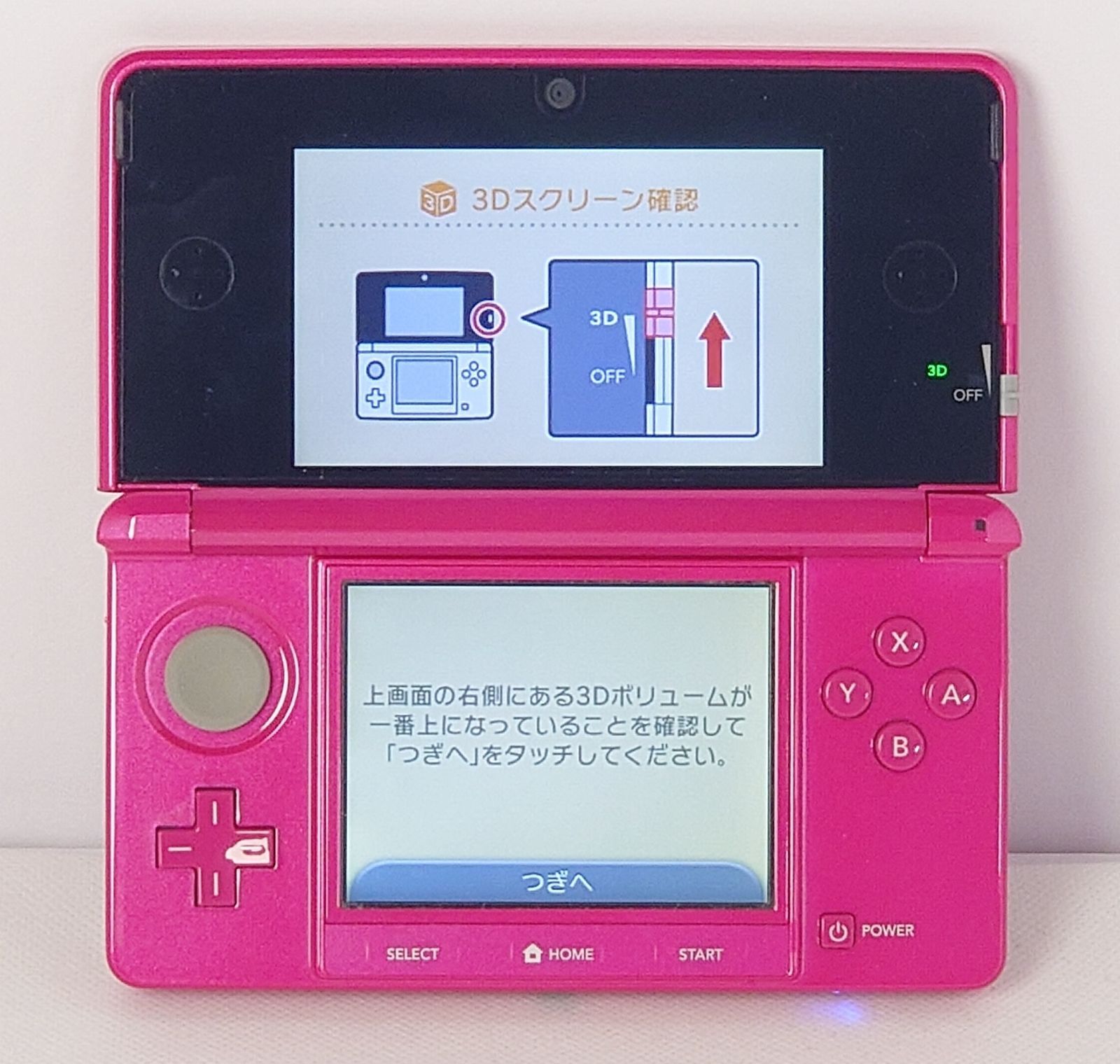 良い ニンテンドー3DS 本体 グロスピンク CTR-001 初期化 動作 済