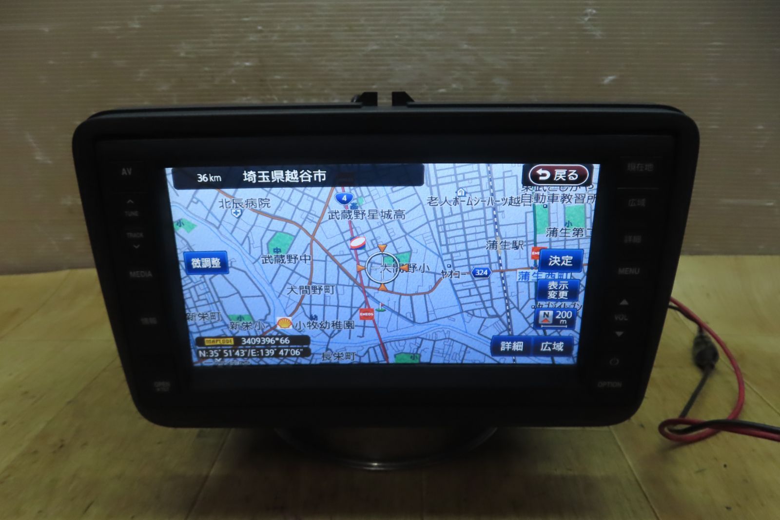 付 F4473 フォルクスワーゲン DBA-7NCAV JOVDC2JP6 SDナビ 地図2012年 地デジTVフルセグ内蔵 Bluetooth内蔵 CD DVD再生OK