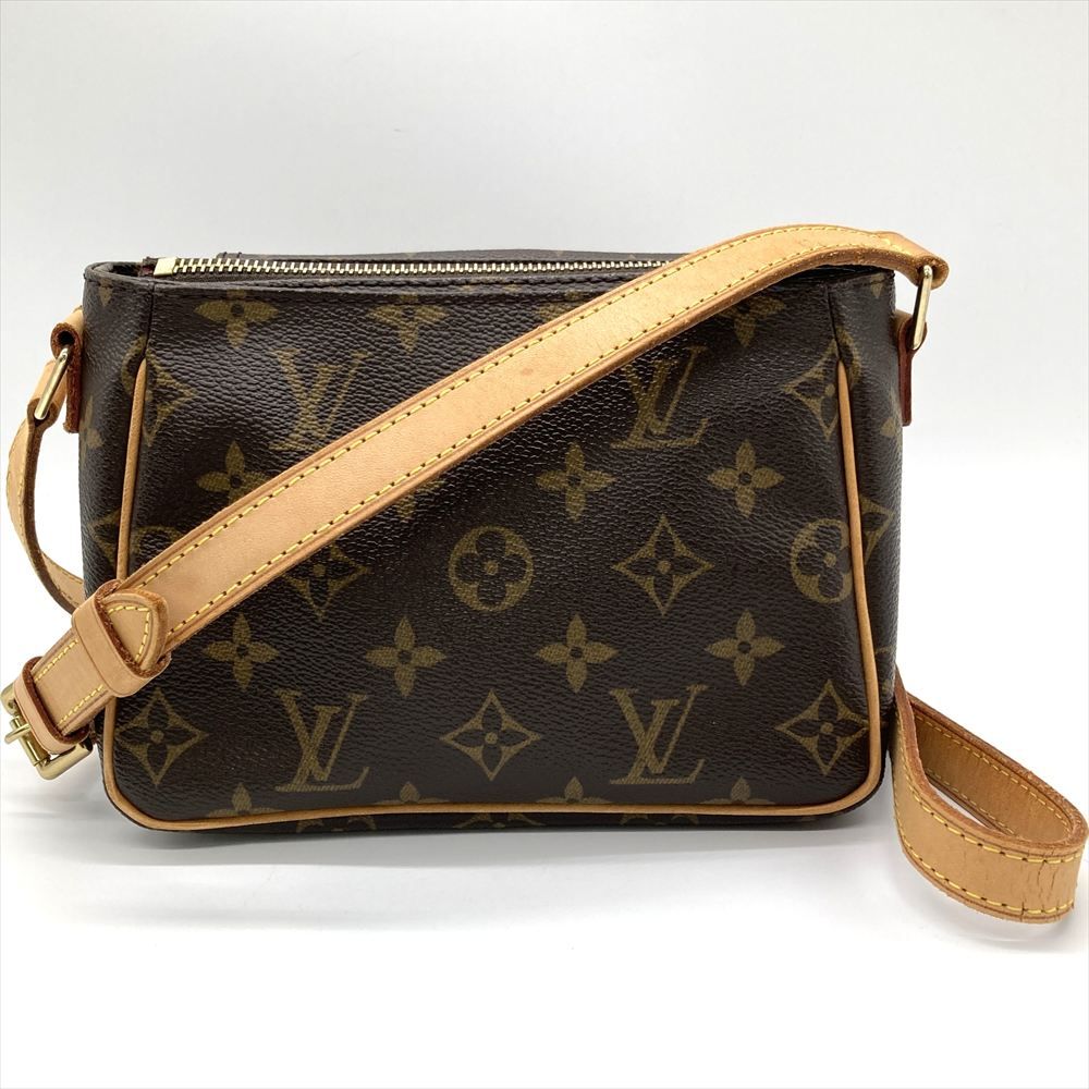 ルイヴィトン LOUIS VUITTON ヴィバシテ PM ショルダーバッグ モノグラム キャンバス M51165 ブラウン ゴールド金具 CA1014 レディース