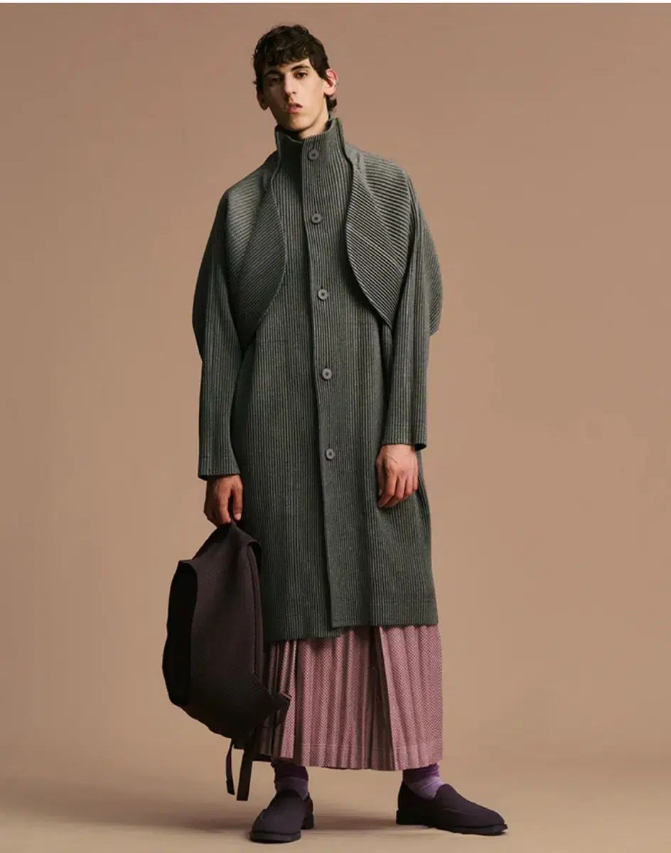 オムプリッセ 25 11月 マンスリー ウールライク コート 3サイズ