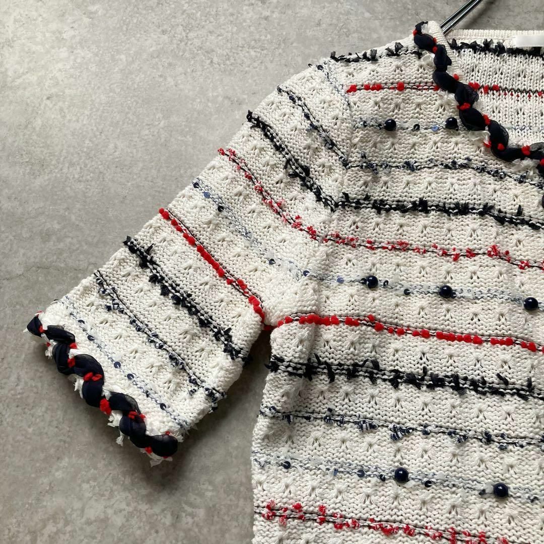 ニットカーディガン Wスライダー