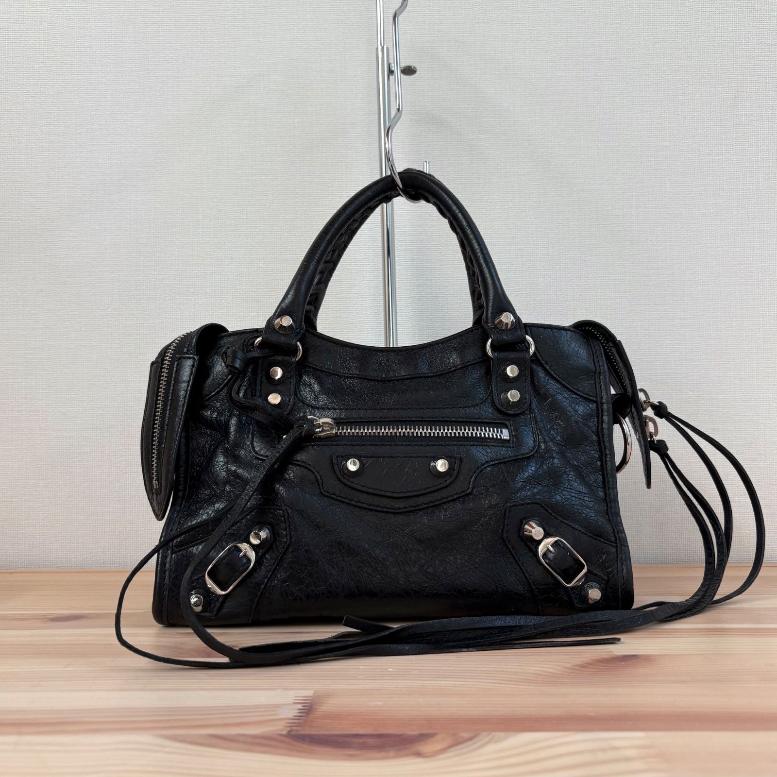 BALENCIAGA Classic Mini City 300295 2way Bag バレンシアガ クラシック ミニシティ ハンドバッグ ショルダーバッグ