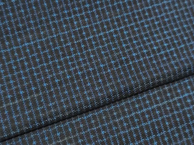 平和屋着物▽男性 本場大島紬 反物 着尺 アンサンブ 格子 ふきだ織物