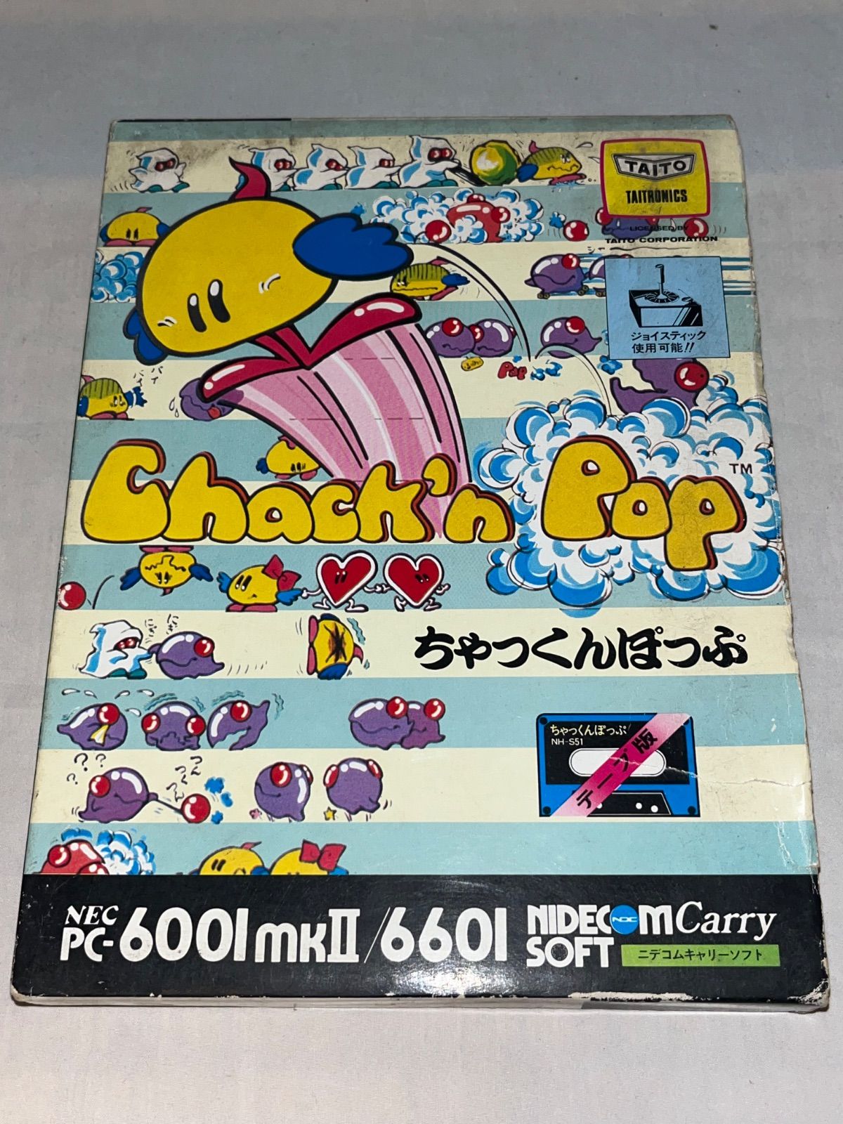 ちゃっくんぽっぷ PC-6001 mk2 カセットテープソフト