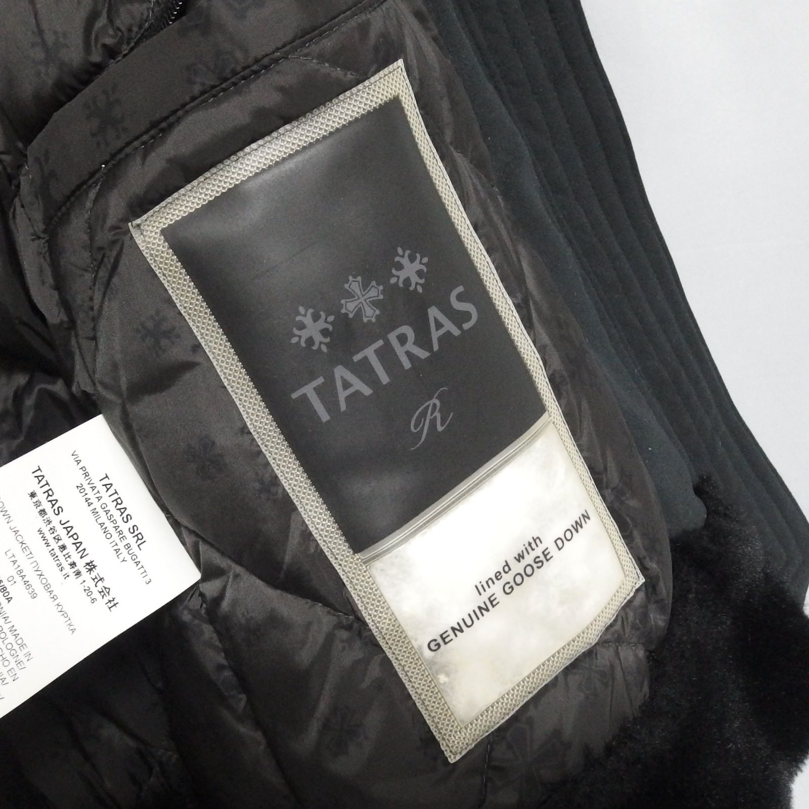 TATRAS  フェイクムートンダウンコート TATRAS フェイクムートンダウンコート