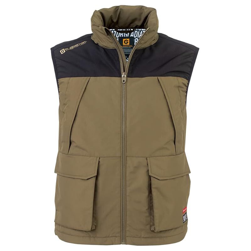 コーコス G8049 ボルトヒート 電熱ベスト バッテリーセット あったか 快適 暖房 フード付き 44タンカーキ M