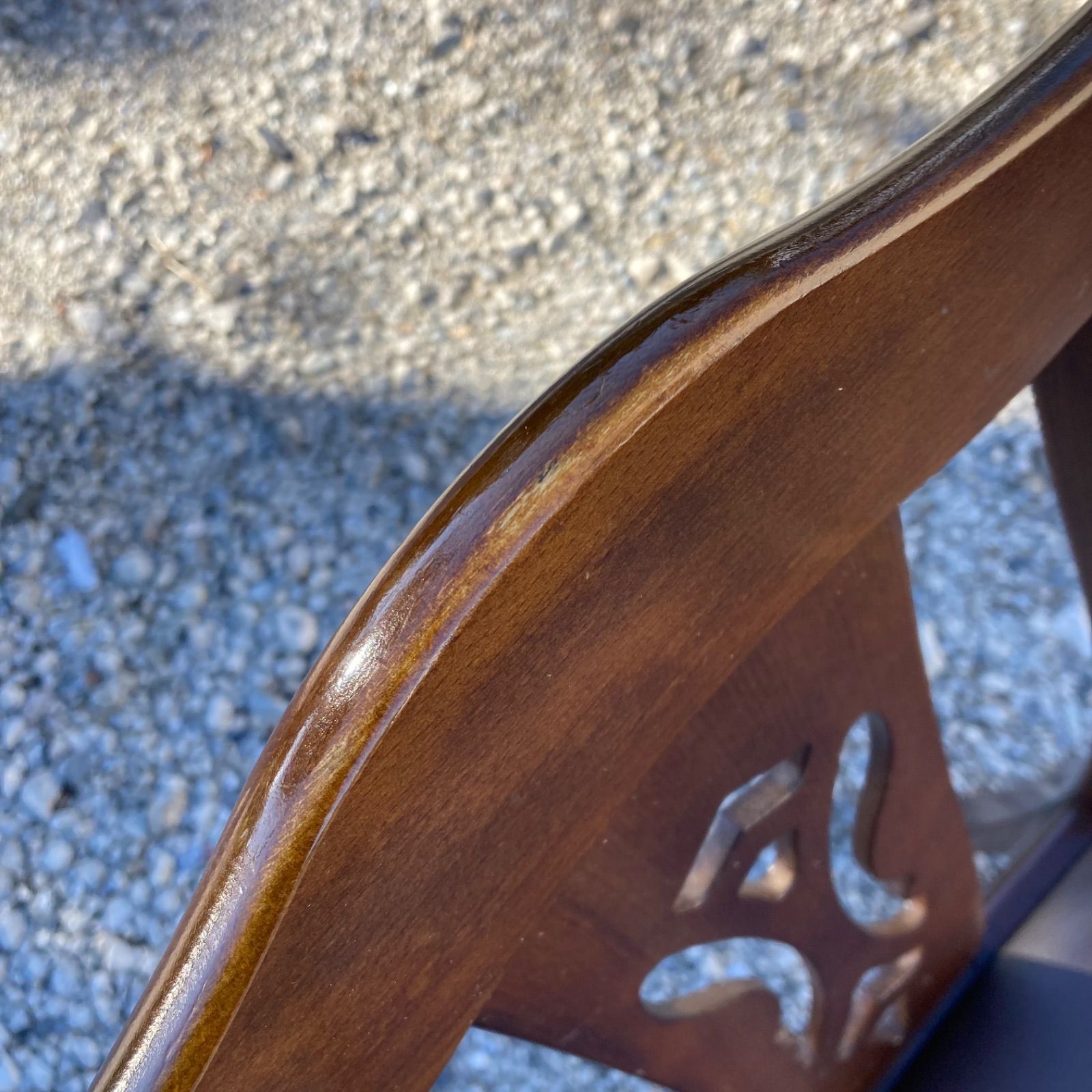 2脚セット】カリモク 透かし彫り ダイニングチェア コロニアル - メルカリ