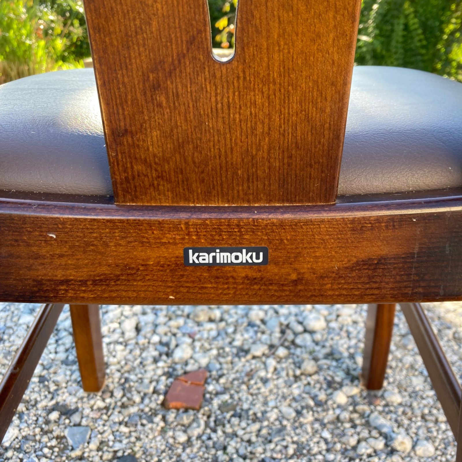 2脚セット】カリモク 透かし彫り ダイニングチェア コロニアル - メルカリ