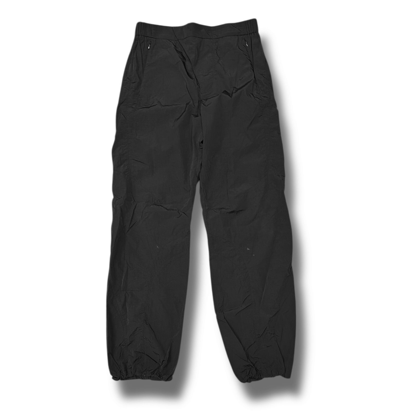 参考上代48400円 J.L-A.L 24AW Minnno Trousers ミノトラウザー ナイロン トラックパンツ ジェイラル ブラック L 1594M3