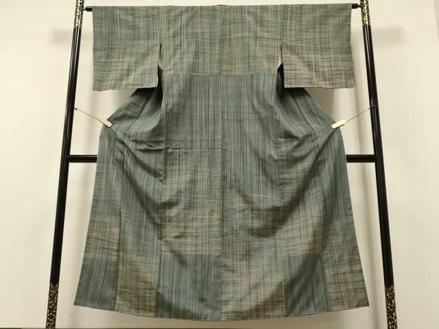 平和屋着物○上質な紬 芥子色 正絹 逸品 CAAY8185gh