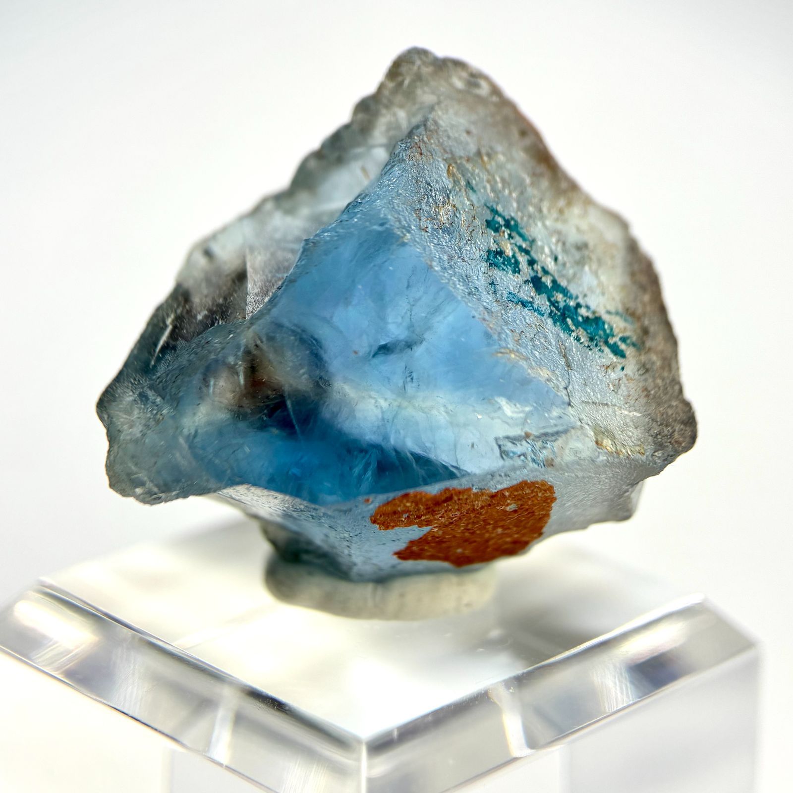 ドイツ ザクセン州 エルツゲビルゲ Aue-Bad Schlema Shaft 38産 フローライト 原石 鉱物 天然石 パワーストーン No.1814