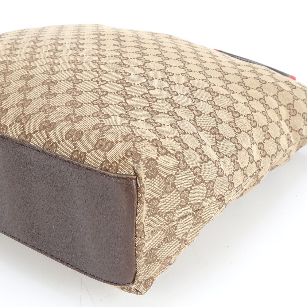 b792 グッチ トートバッグ シェリーラインGGキャンバスA4肩掛け肩かけ