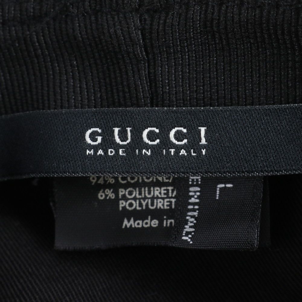 グッチ GG キャンバス バケット ハット バケハ 帽子 ファッション レザー ブラック 黒 メンズ ECE CY 2-1