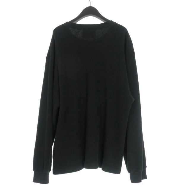 ワコマリア WACKO MARIA 24AW THERMAL SHIRT TYPE-2 サーマル Tシャツ カットソー 長袖 L ブラック 黒