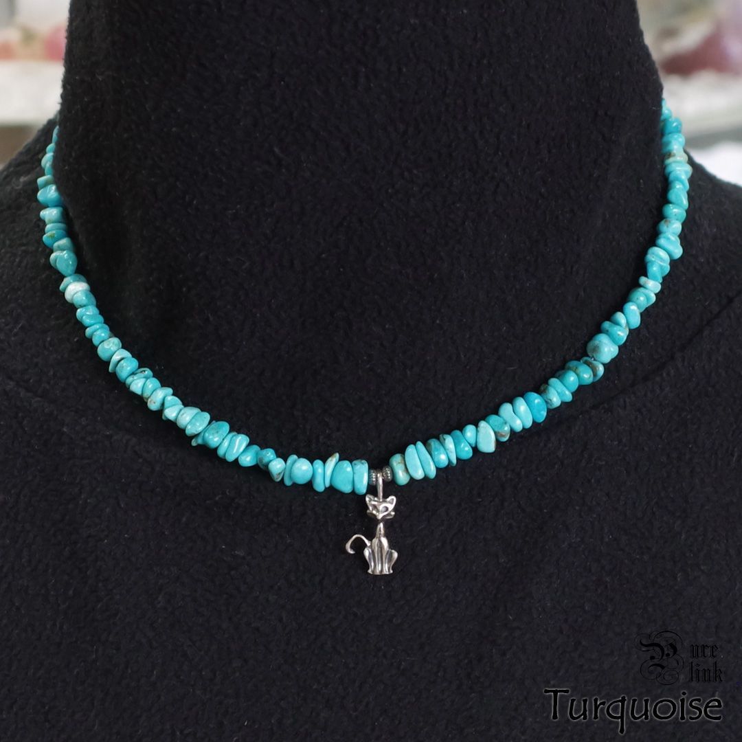 心をつなぐ聖なる青石『ターコイズ（Turquoise）』ネコシルバー