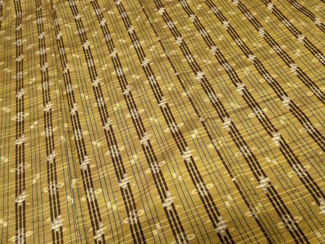 平和屋着物○上質な紬 横段文 正絹 逸品 AABD6241cs