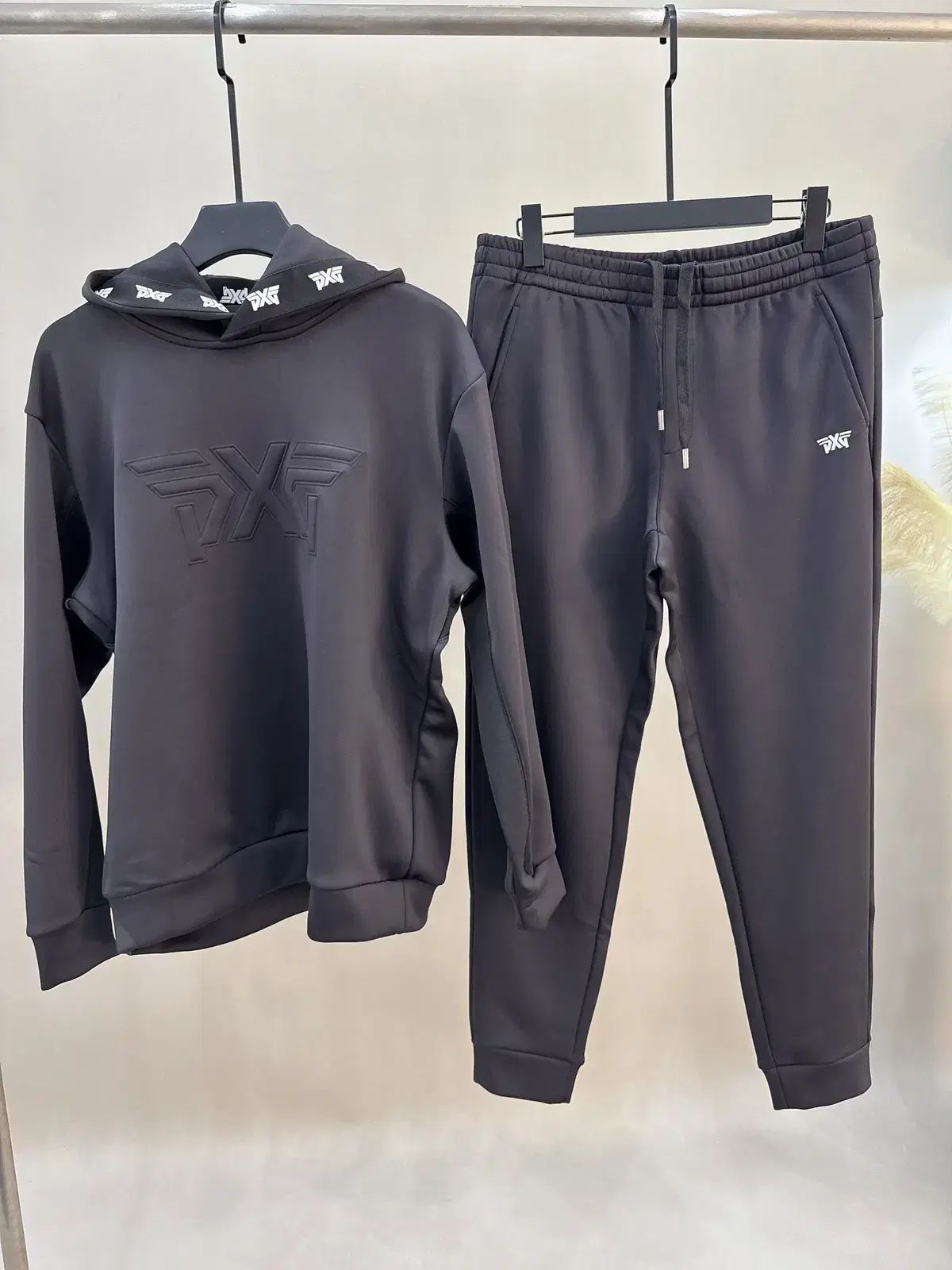 PXG メンズゴルフ フード-ズボン トレーナー セット