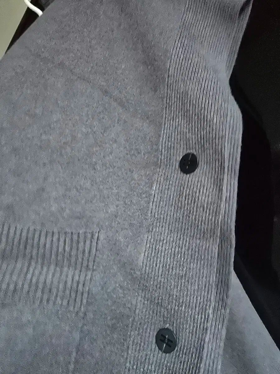 グレー カシミア ニット ケープ カーディガン