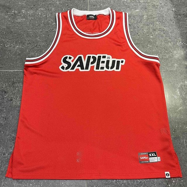 SAPEur BASKET TANK TOP SIZE-XXL サプール バスケットタンクトップ 南堀江店