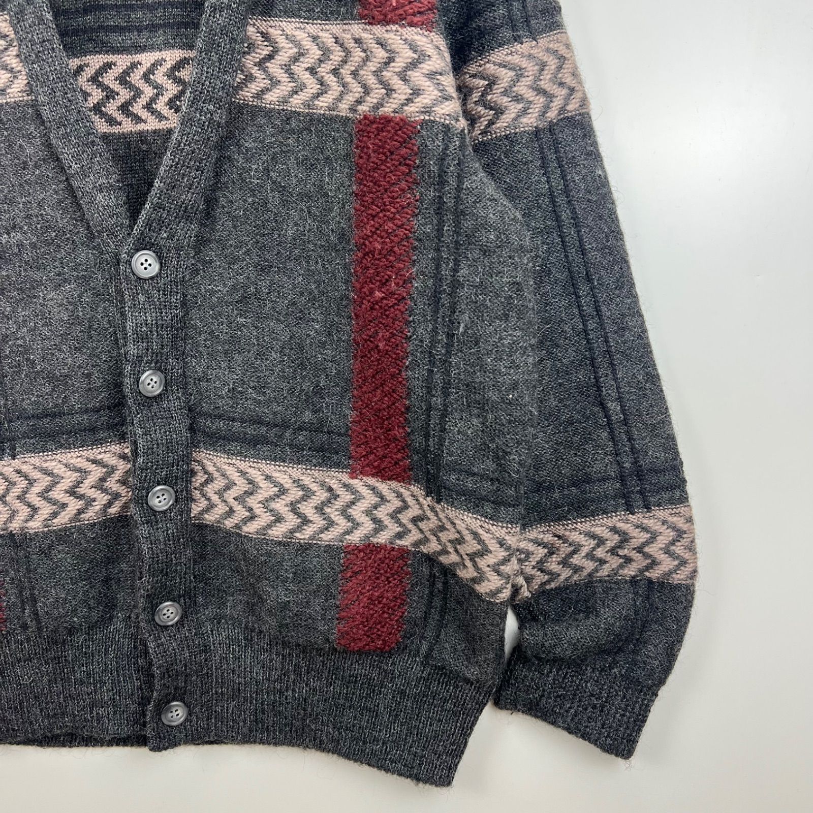 ウール カーディガン