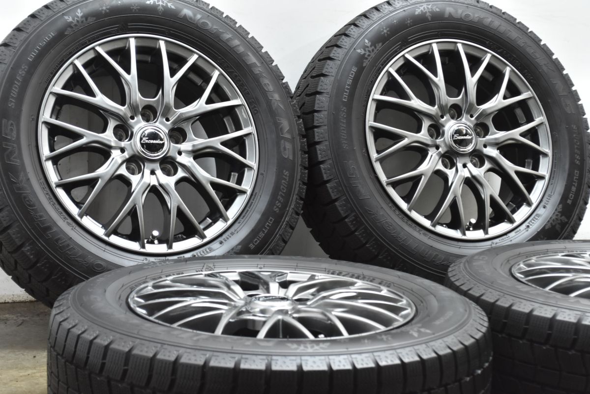 バリ溝 エクシーダー 15 in 6 J 43 PCD 114 3 ノーストレック N 5 195 65 R ノア ヴォクシー エスクァイア ステップワゴン セレナ