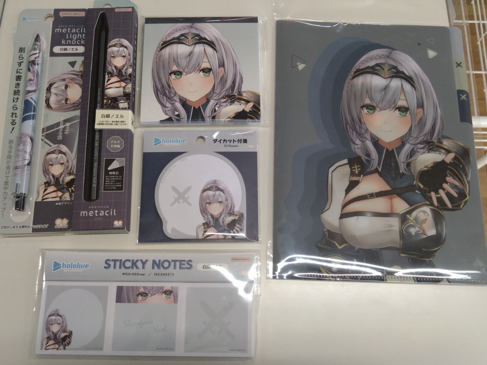文房具セット ホロライブ 白銀ノエル 団長 ホロライブ」3期生より