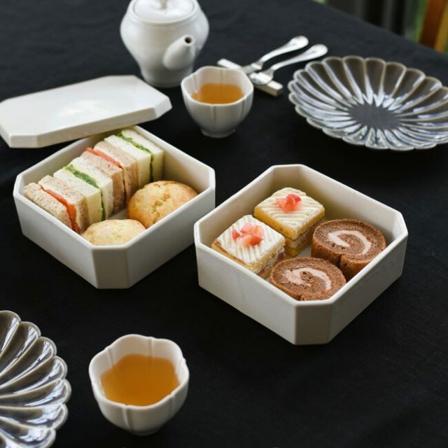 二段重 STUDIO M' スタジオエム 隅切二段重 お重 お正月 おせち 2段