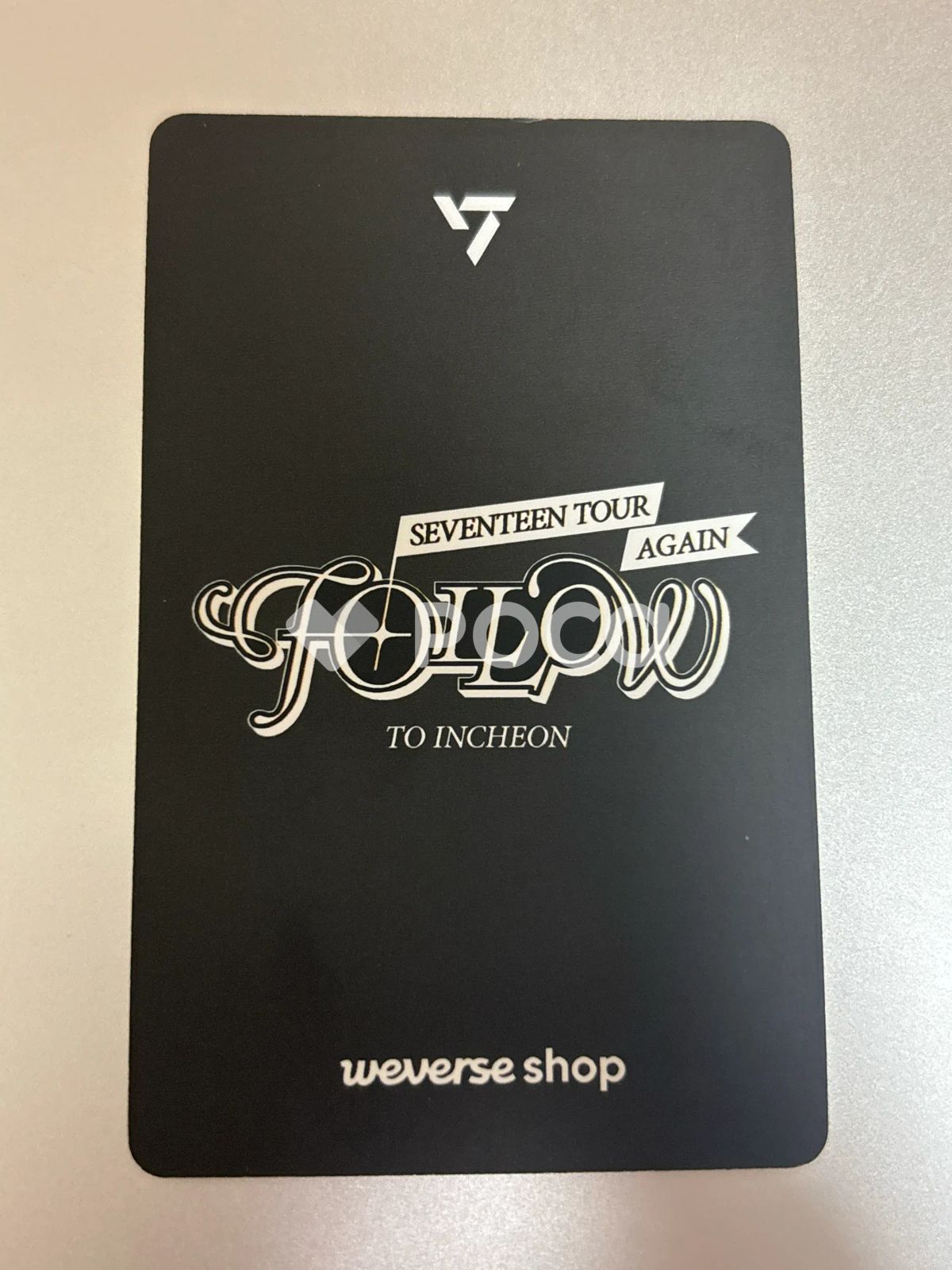 SEVENTEEN TOUR FOLLOW AGAIN TO INCHEON Weverse Shop PICK-UP ALBUM