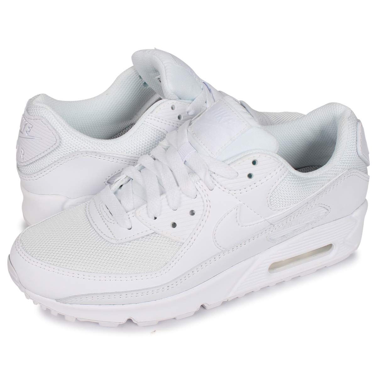 ナイキ スニーカー エアマックス90 AIR MAX 90 メンズ CN8490-100 ホワイト 白 25.5 cm 並行輸入品 WHITE WHITE WHITE WOLF GREY 25.5 cm