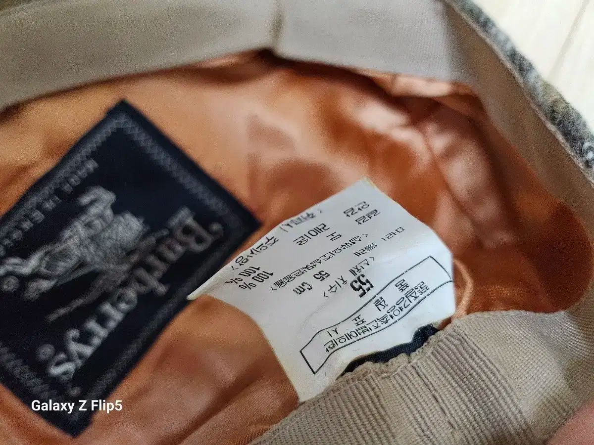 バーバリー チェック ハンチングキャップ